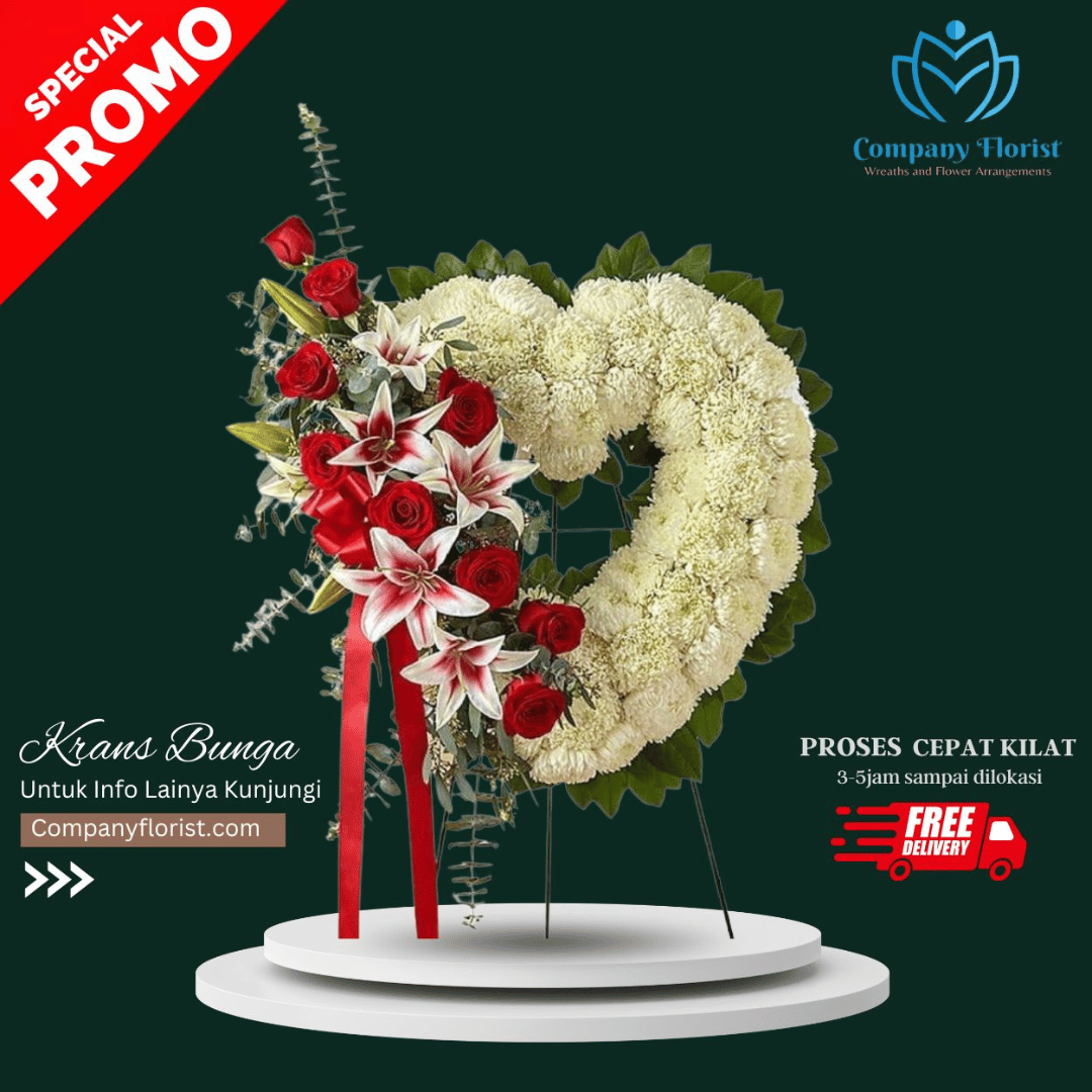 Standing Flowers Love Premium Jakarta Utara
