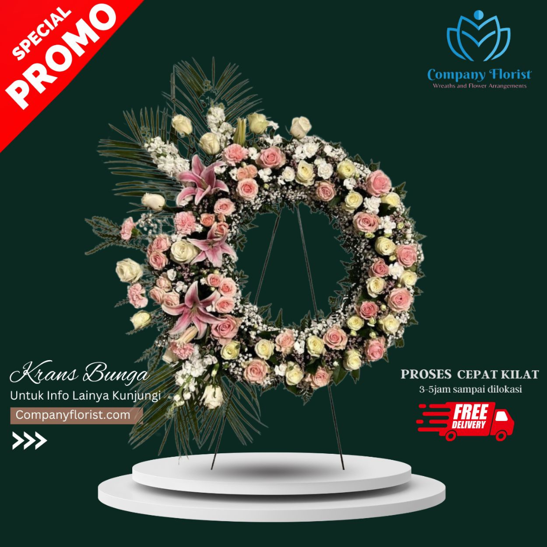 Bunga Krans Wedding Jakarta Utara 24 Jam Siap Kirim