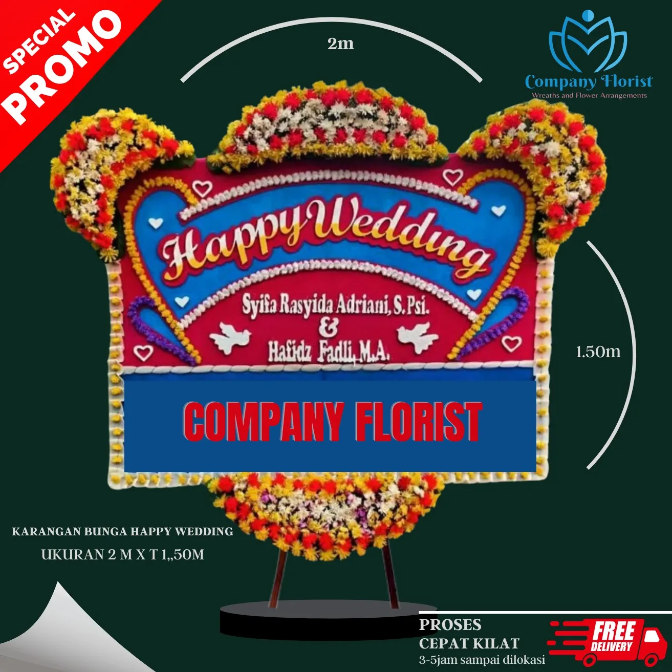 Bunga Papan Congratulations Colorful Jakarta Utara