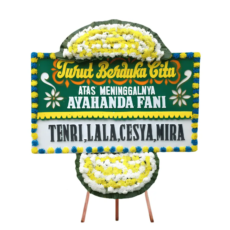 Papan Bunga Turut Berduka Cita