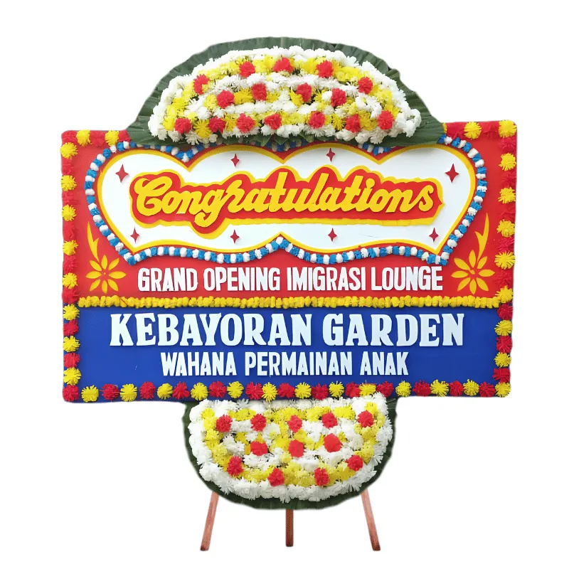 Bunga Papan Congratulations Grand Opening – Ucapan Selamat Pembukaan Usaha Premium Jakarta Utara