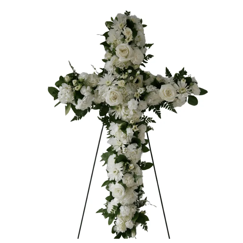 Bunga Salib Duka Cita Mewah Fresh Flower Jakarta Utara