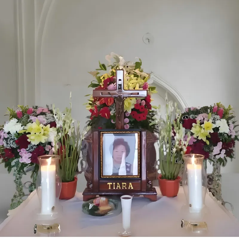 Paket Bunga Peti Mati Heavenly Tribute