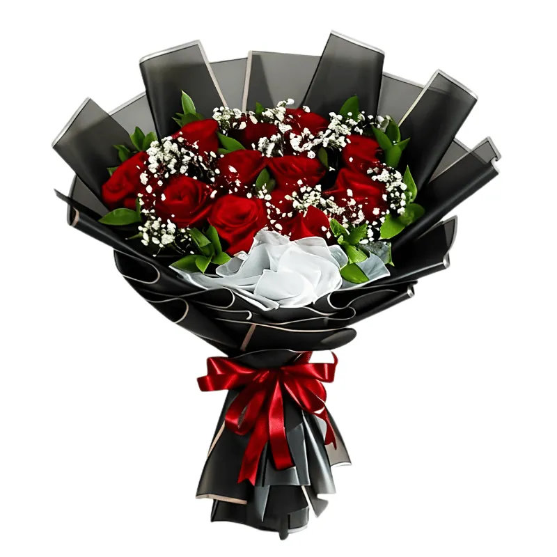 Hand Bouquet Anniversary Mawar Merah Premium – Buket Romantis untuk Hari Jadi Istimewa Jakarta Utara